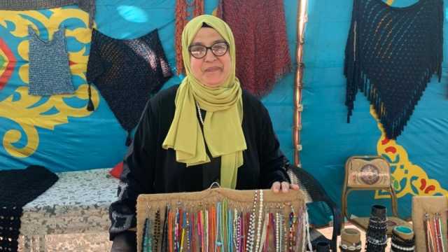 «أسماء» تسخر موهبتها لدعم فلسطين بالكروشيه والإكسسوارات: «القضية في قلبي»