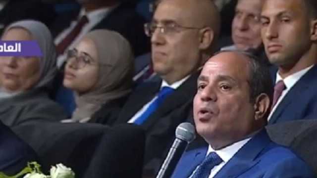 الرئيس السيسي: أكاذيب الأشرار تستهدف تدمير هذا الوطن وبث الإحباط في نفوس الناس