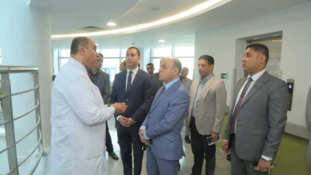 محافظ كفر الشيخ يتفقد أقسام مستشفى مركز الأورام الجديد