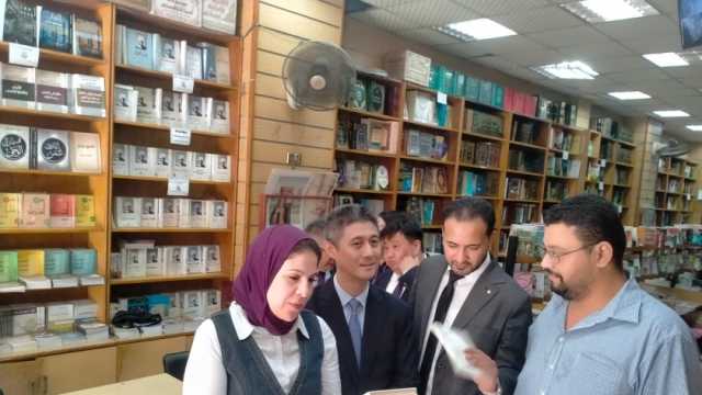 وفد صيني رسمي يزور مكتبة دار المعارف بالإسكندرية