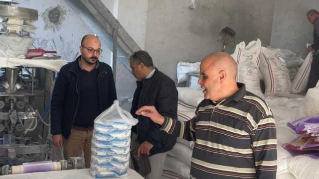 مصادرة 9.5 طن سكر في حملات تموينية بمحافظة الدقهلية