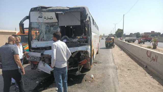 تفاصيل إصابة 12 طالبا في حادث طريق الإسماعيلية.. حالتهم مستقرة