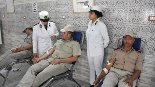مديرية أمن الشرقية تنظم حملة للتبرع بالدم