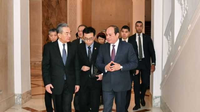 الرئيس السيسي يؤكد اعتزاز مصر بعلاقاتها مع الصين