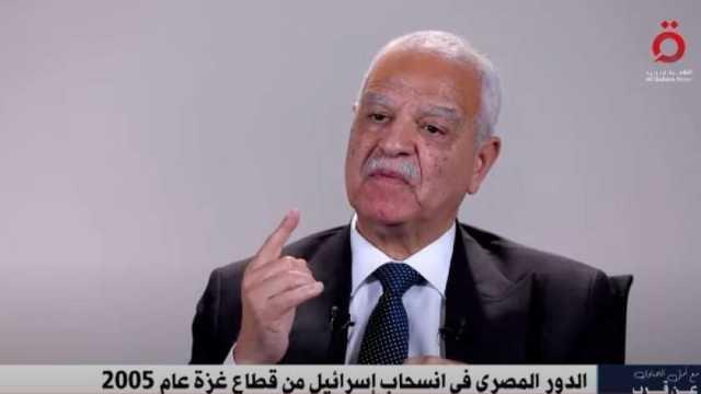 «الدويري»: مصر أشرفت على انسحاب إسرائيل من غزة دون اشتباكات عام 2005