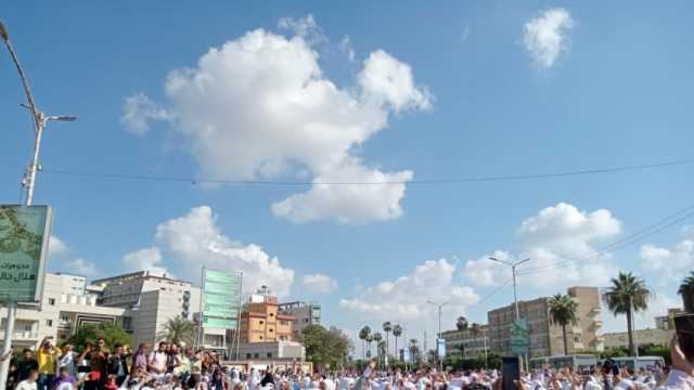 مظاهرات حاشدة في كفر الشيخ دعما لقرارات الرئيس السيسي وتنديدا بالاعتداء على غزة