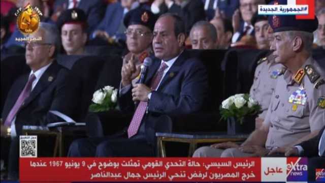 الرئيس السيسي: مصر قفزت في حرب 1973 ولم تنتصر فقط