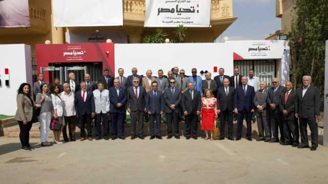 الحملة الرسمية للمرشح الرئاسي عبد الفتاح السيسي تستقبل وفدا من تحالف الأحزاب