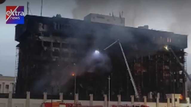 «الحماية المدنية» تواصل التبريد بعد السيطرة على حريق مديرية أمن الإسماعيلية