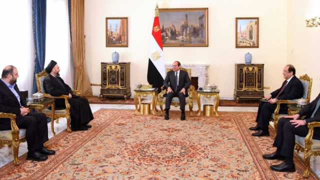 السيسي: مصر تدعم تعزيز أمن واستقرار وتنمية العراق الشقيق