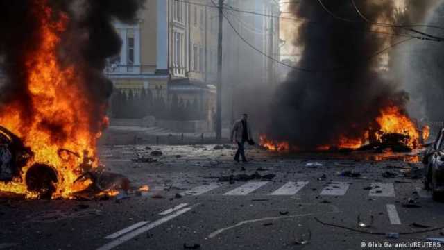 إصابة 10 أشخاص في قصف صاروخي روسي على «كييف»