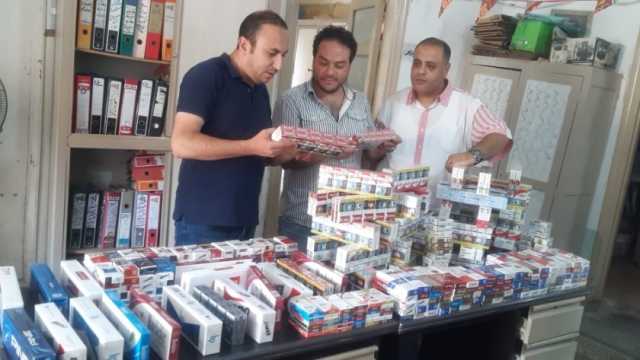 ضبط 1000 علبة سجائر قبل بيعها بالسوق السوداء في الإسكندرية