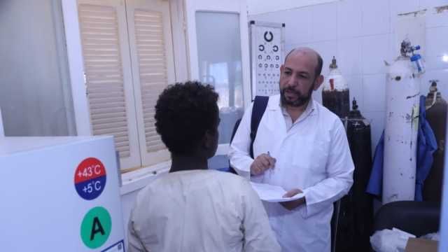 مناظرة 595 مريض في قافلة طبية لجامعة جنوي الوادي لمدن حلايب وشلاتين