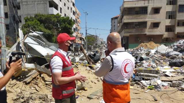 الهلال الأحمر الفلسطيني: الإسعاف يعجز عن الاستجابة للمصابين في خان يونس