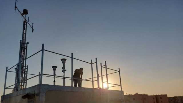 تشغيل محطة رصد جودة الهواء في محيط بورسعيد