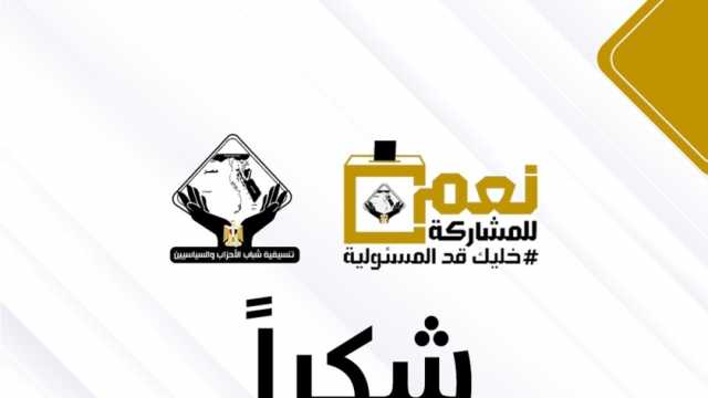 التنسيقية تشكر المصريين على المشاركة في الانتخابات: «كنتم قد المسؤولية»