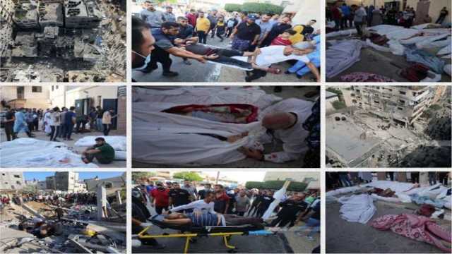 انتشال جثامين 18 شهيدا فلسطينيا في مناطق متفرقة بخان يونس اليوم