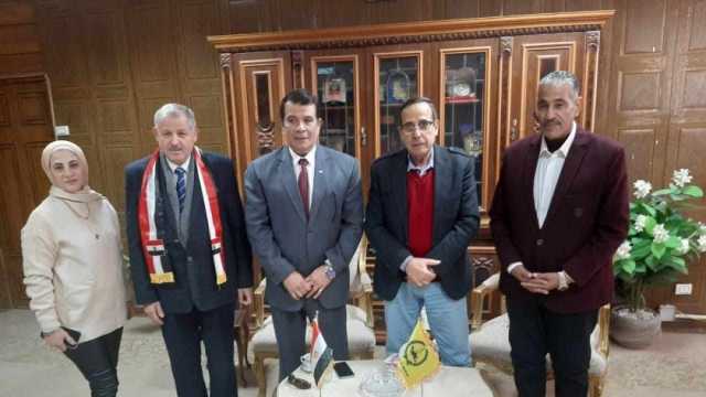 محافظ شمال سيناء يستقبل وفد الاتحاد المصري للقوة البدنية