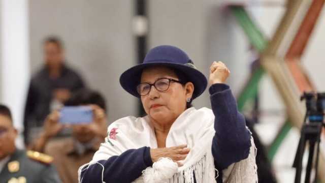 وزيرة خارجية بوليفيا الجديدة أثناء أداء اليمين: سندافع عن القضية الفلسطينية