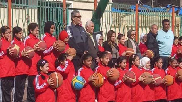 وزارة الرياضة تتابع تدريب لاعبات برنامج «her world» للسلة في كفر الشيخ