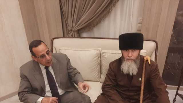 محافظ شمال سيناء يستقبل مفتي الشيشان