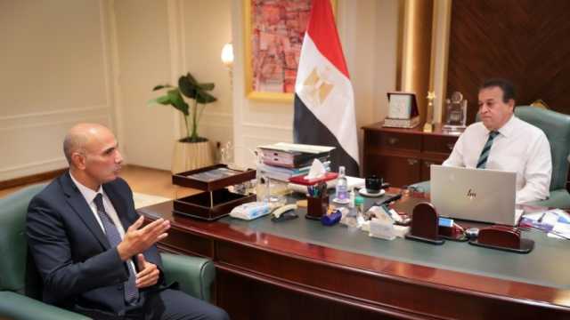 وزير الصحة يستعرض آخر مستجدات مشروع إنشاء مستشفى مصري في جيبوتي