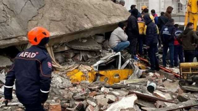 زلزال قوي يضرب تركيا.. فريق «آفاد» يجري عمليات مسح للأضرار الميدانية