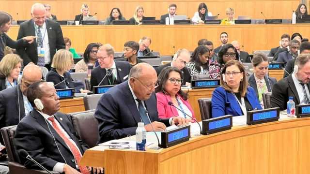سامح شكري يشارك في الاجتماع الوزاري للجنة بناء السلام بالأمم المتحدة