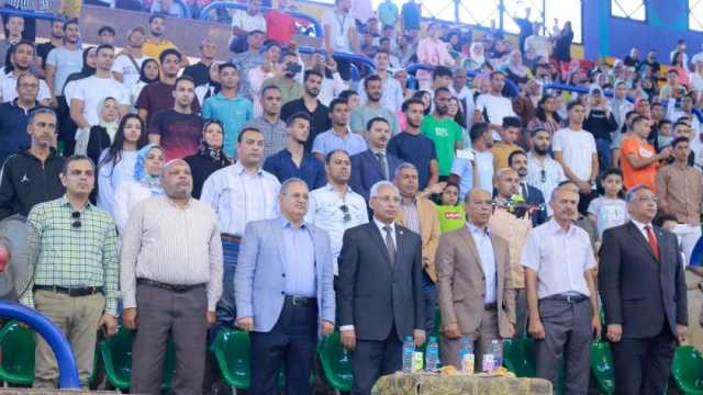 رئيس جامعة المنيا يشهد حفل ختام الأنشطة لكلية التربية الرياضية