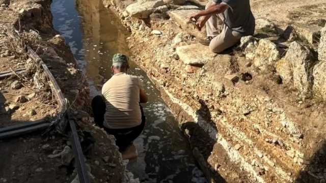 الوجه الأخر لكارثة درنة.. مياه الفيضانات تكشف قناة أثرية من العصر الروماني