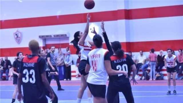 فريق سيدات «سلة الزمالك» يفوز على اتحاد الشرطة بنتيجة «68 - 31»