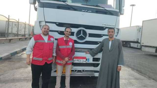 وصول 6 شاحنات مساعدات كويتية لإغاثة غزة إلى معبر رفح
