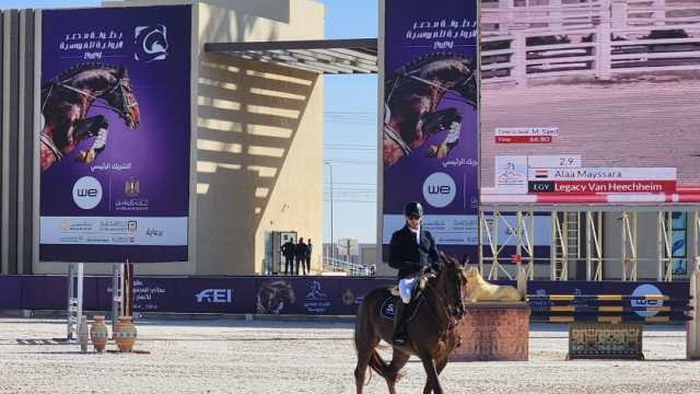 انطلاق منافسات بطولة مصر الدولية للفروسية المُؤهلة لكأس العالم بمشاركة 14 دولة