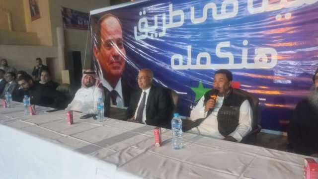«حماة وطن» بالجيزة ينظم مؤتمرا لدعم المرشح الرئاسي عبدالفتاح السيسي الخميس