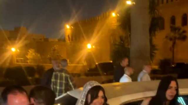 أول ظهور لعروس مخرج مسلسل حق عرب (صور)