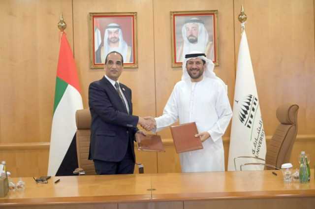 جامعة الشارقة توقع اتفاقية تعاون مع اتحادي الإعلاميين والمبدعين العرب