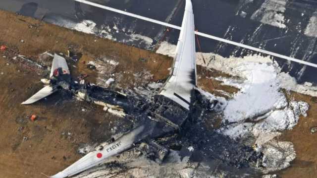 حادث الاصطدام بمطار هانيدا الياباني يلغي أكثر من 400 رحلة جوية داخلية اليوم وغدًا