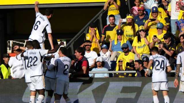 ريال مدريد يتغلب على لاس بالماس ويعود لصدارة الدوري الإسباني