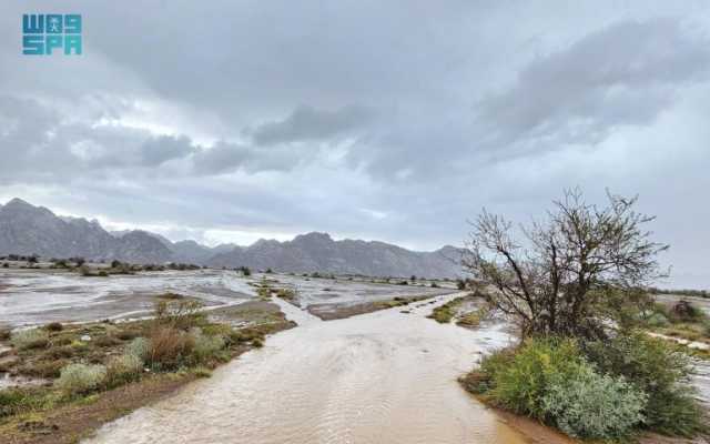 أمطار رعدية على بعض مناطق المملكة