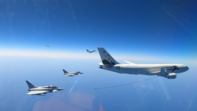 اكتمال وصول مجموعة القوات الجوية إلى قاعدة «اندرافيدا» الجوية في اليونان