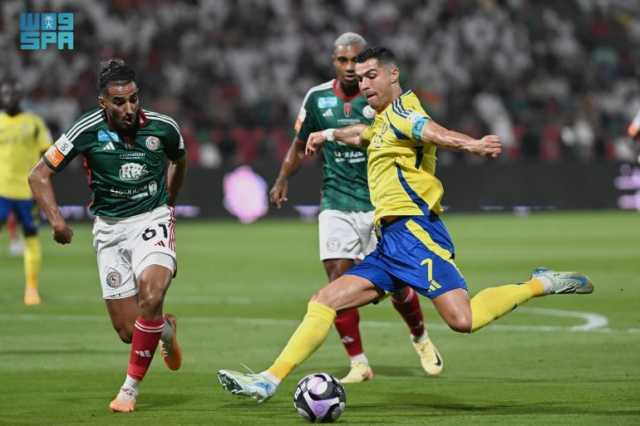 النصر يدخل مربع الكبار بثلاثية الاتفاق.. والأهلي يتغلب على ضمك بصعوبة.. وتعادل الخليج والفيحاء