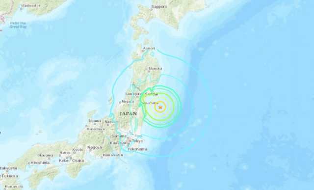 زلزال عنيف بقوة 4.5 درجة يضرب جزيرة يوناكوني اليابانية