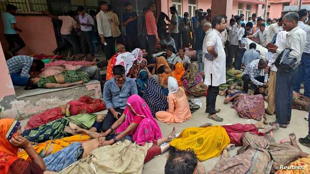 116 قتيلا بحادثة تدافع مأساوية في الهند