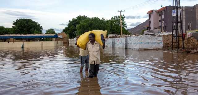 الهجرة الدولية: نزوح حوالي 6 آلاف سوداني خلال أسبوع بسبب السيول