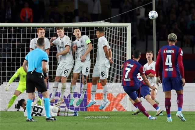 في دوري أبطال أوروبا .. برشلونة يتخطى عقبة شاختار بصعوبة