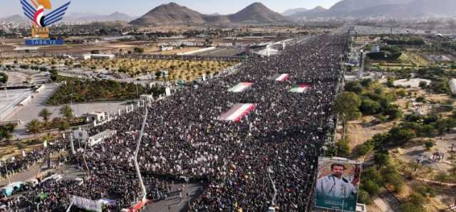 مسيرة مليونية في صنعاء مساندة لغزة وتطالب بإيقاف العدوان