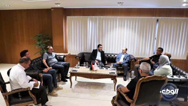 رئيس المجلس التسييري لبلدية بنغازي يلتقي شركة “اتكس” لتنظيم المعارض