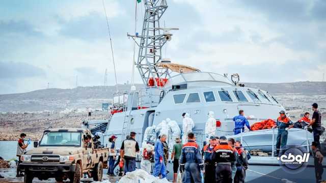 انتشال 245 جثة من مختلف المناطق البحرية في مدينة درنة