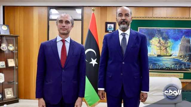 “الكوني” يلتقي سفير جمهورية إيطاليا لدى ليبيا