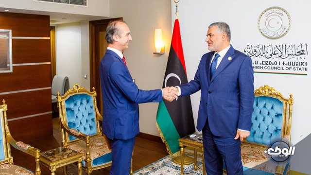 “تكالة” يبحث مع السفير الإيطالي لدى ليبيا القضايا السياسية والأمنية